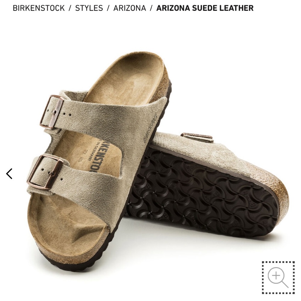Birkenstock Arizona Suede Leather Sandals